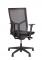 987SZ Bureaustoel zwart stof/zwart mesh  6482